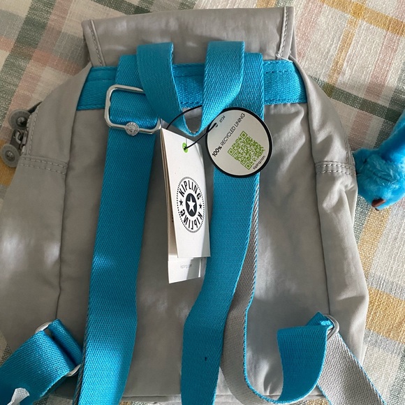 NWT Kipling Marigold mini rainbow gray backpack brand new - Picture 6 of 10